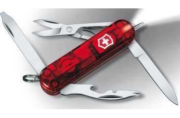 Image of Victorinox Midnite Manager White Light Swiss Army Knife Ruby 0.6366.T-X1