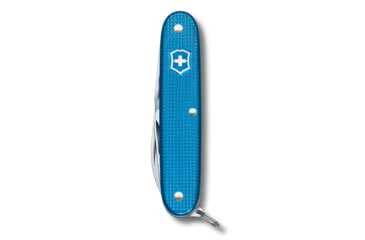 Image of Victorinox Pioneer Alox Limited Edition 2020 Pocket Swiss Knife, Ribbed, Aqua Blue, 93mm, 0.8201.L20