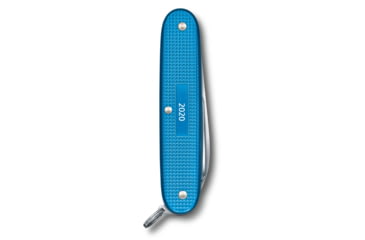 Image of Victorinox Pioneer Alox Limited Edition 2020 Pocket Swiss Knife, Ribbed, Aqua Blue, 93mm, 0.8201.L20