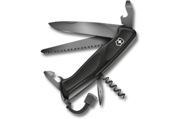 Image of Victorinox Ranger Grip 55 Onyx Black Folding Knife, Black ABS handle, 0.9563.C31P