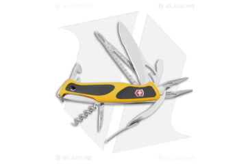 Image of Victorinox Ranger Grip Boatsman Multi-Tool, 4.00in, Yellow Handle, Steel/Yellow, 5.25in, BHQ-70794
