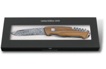 Image of Victorinox Rangerwood Damascus Knife, Walnut, SMALL 0.9551.J15