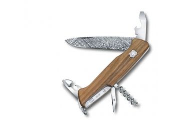 Image of Victorinox Rangerwood Damascus Knife, Walnut, SMALL 0.9551.J15