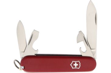 Image of Victorinox Recruit Economy Red Folding Knife,Stainless Steel,Standard Edge,Mirror Polish,Red,ABS Handle VN54940