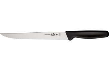 Image of Victorinox Serrated Slicer, 8in. Blade, black nylon Handle VN41540