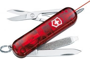 Image of Victorinox Signature Laser Swiss Army Knife Ruby 59590