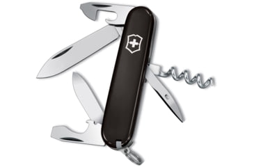 Image of Victorinox Spartan Black Folding Knife, 3.5 closed, Black ABS handle, VN53153