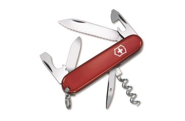 Image of Victorinox Spartan Swiss Army Knife with Serrated Blade, Red, SMALL 53152