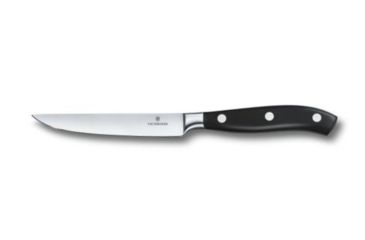 Image of Victorinox Steak 5in. full tang spear point Wavy edge Traditional Forged Clam 7.7153.12G
