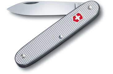 Image of Victorinox Swiss Army 1 Folding Knife, Silver/Ribbed, 0.8000.26