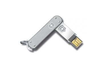 Image of Victorinox Swiss Army 4 6171 26g16 Victorinox Slim Flight 16 Gb Silver Alox