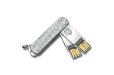 Image of Victorinox Swiss Army 4 6171 26g64d Victorinox Slim Duo Flight 2x 64gb Silver Alox