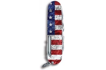 Image of Victorinox Swiss Army Fieldmaster w/ Wounded Warrior Project Logo, Red, White, Blue, 91MM 55075.US2