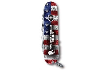 Image of Victorinox Swiss Army Fieldmaster w/ Wounded Warrior Project Logo, Red, White, Blue, 91MM 55075.US2