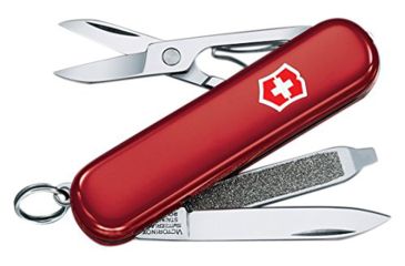Image of Victorinox SwissLite Pocket Knife - Swiss Army Red Knife Swiss Army Ruby Knife, Colors Victorinox SwissLite Pocket Knife - White Light Swiss Army Knife Red