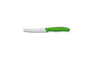 Image of Victorinox Utility 4.50in. Serrated Round Bulk Green 6.7836.L114