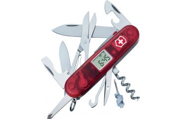 Image of Victorinox Voyager Lite Translucent Swiss Army Knife Ruby