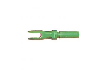 Image of Victory Aluminum V Nock, .166 Green 12 pk. ACVN166GN-12