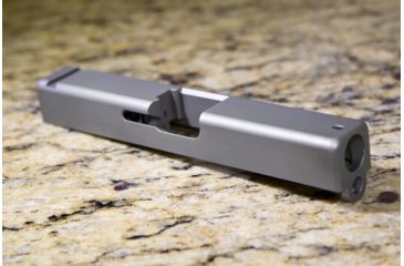 Image of Victory First Glock 19 Gen 1-3 Featureless Pisol Slide, Stainless Steel, Medium, VIC-SLD-G17-03-BLK