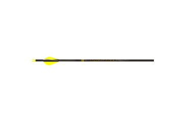 Image of Victory RIP TKO Elite Low Torque Arrows, 200, 2 in, Vanes 6 Pack, Yellow/Carbon, RIPTKE-200FB-6