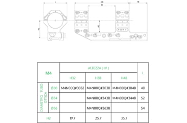 Image of Victrix Armaments Decumanus M4 Rifle Scope Rings - Quick Mount, 30in dia, 38in, Black, M4N00Q.3038