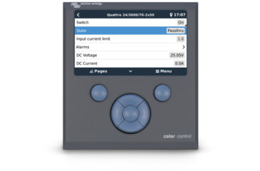 Image of Victron Energy Color Control GX Monitor, Button Control, Grey, BPP010300100R