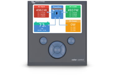 Image of Victron Energy Color Control GX Monitor, Button Control, Grey, BPP010300100R