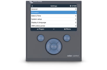 Image of Victron Energy Color Control GX Monitor, Button Control, Grey, BPP010300100R