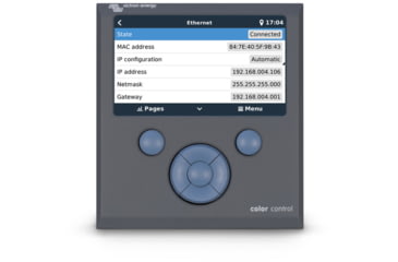 Image of Victron Energy Color Control GX Monitor, Button Control, Grey, BPP010300100R