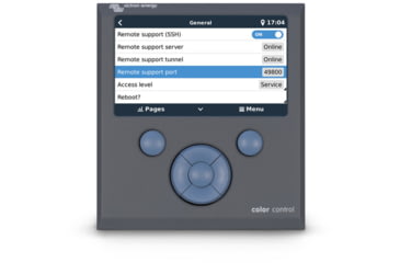 Image of Victron Energy Color Control GX Monitor, Button Control, Grey, BPP010300100R