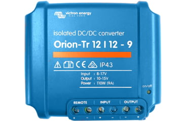 Image of Victron Energy Orion-TR DC-DC Converter, 12 volts to 12 volts, 9 amps Isolated, Blue, ORI121210110R