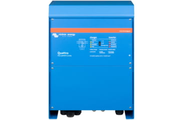 Image of Victron Energy Quattro Inverter/Charger, 12 volts, 5000W, 200 amps Battery Charger, 50 amps Transfer Switch, Blue, QUA125021100