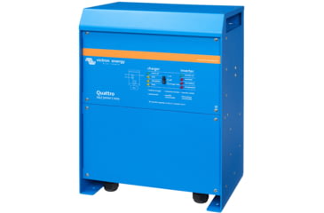 Image of Victron Energy Quattro Inverter/Charger, 24 volts, 5000W, 200 amps Battery Charger, 50 amps Transfer Switch, Blue, QUA245023110