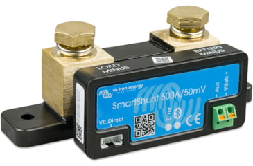 Image of Victron Energy SmartShunt Bluetooth Smart Battery Shunt, 500 amps/ 50MV, Black, SHU050150050