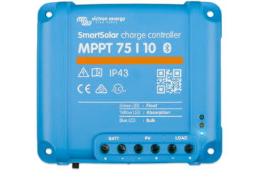 Image of Victron Energy SmartSolar MPPT Charge Controller, 75V, 10 amps, Blue, SCC075010060R