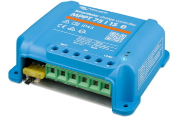 Image of Victron Energy SmartSolar MPPT Charge Controller, 75V, 15 amps, Blue, SCC075015060R