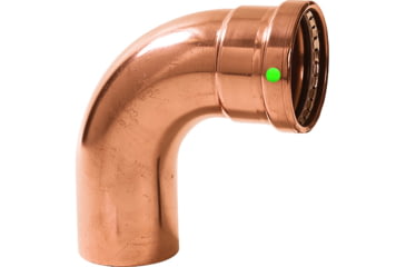 Image of Viega ProPress XL 2-1/2in - 90 degrees Copper Elbow - Street/Press Connection - Smart Connect Technology, 20638