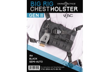 Image of Viking Tactics VTAC Gen 2 Big Automatic Rig, Left Hand, Black, VTAC-BRGII-Auto-BK-LH
