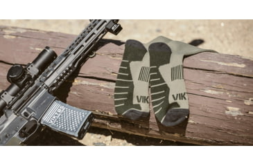 Image of Viktos Johnny Combat Sock, 2-Pack - Mens, Olive Green, Extra Large, 2007103