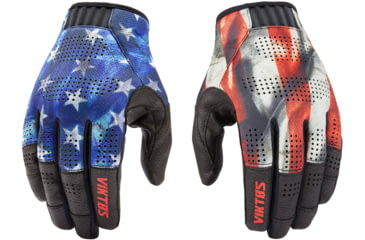 Image of Viktos Leo Vented Glove - Mens, Red/White/Blue, Medium, 1205203