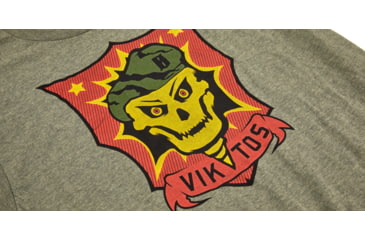 Image of Viktos Mekong Tee T-Shirt - Mens, Sage Black Heather, Small, 1808502