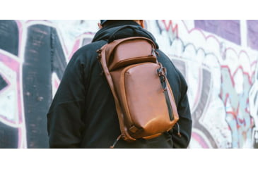 Image of Viktos Upscale 3 Leather SlingBag, Brown, 15x7x5 inch, 2102402