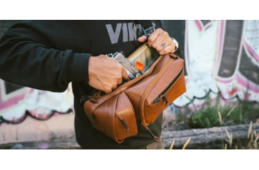 Image of Viktos Upscale 3 Leather SlingBag, Brown, 15x7x5 inch, 2102402
