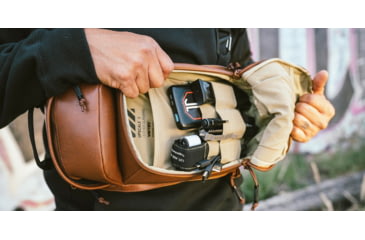 Image of Viktos Upscale 3 Leather SlingBag, Brown, 15x7x5 inch, 2102402