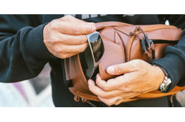 Image of Viktos Upscale 3 Leather SlingBag, Brown, 15x7x5 inch, 2102402