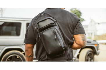 Image of Viktos Upscale2 Leather Sling Bag, Black, OSFA, 2101801