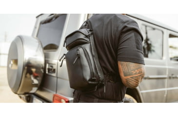 Image of Viktos Upscale2 Leather Sling Bag, Black, OSFA, 2101801