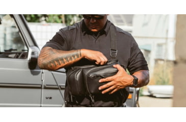 Image of Viktos Upscale2 Leather Sling Bag, Black, OSFA, 2101801