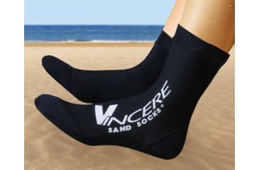 Image of Sand Socks Soft Soled Watersport Sock - Mens-Black-Large