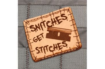 Image of Snitches Get Stitches Razor Patch